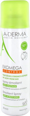 A-Derma Exomega Control Emolliente Spray Feuchtigkeitsspendende Lotion Regeneration für trockene Haut 200ml