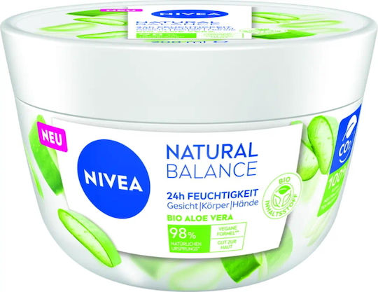 Nivea Naturally Good Aloe Vera Feuchtigkeitsspendende Creme Krper mit Aloe  Vera 200ml | Skroutz Germany