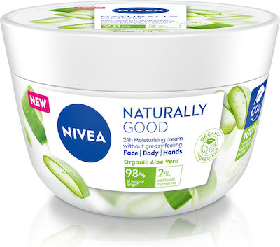 Nivea Naturally Good Aloe Vera Hidratantă Crema pentru Corp cu Aloe Vera 200ml