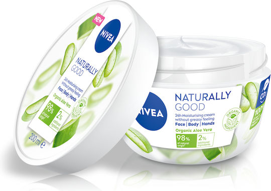 Nivea Naturally Good Aloe Vera Hidratantă Crema pentru Corp cu Aloe Vera 200ml