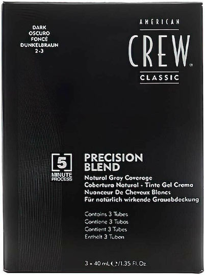 American Crew Precision Blend Toner 2-3 Dark 3x40ml
