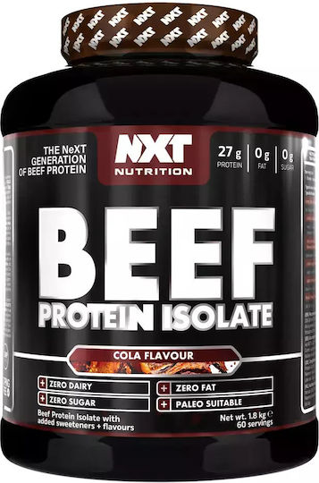 Nxt Nutrition Beef Protein Isolate Χωρίς Γλουτένη & Λακτόζη με Γεύση Fizzy Cola Bottles 1.8kg