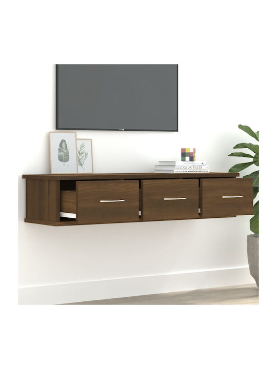 Cabinet Wall Brown Oak 88x26x18.5cm