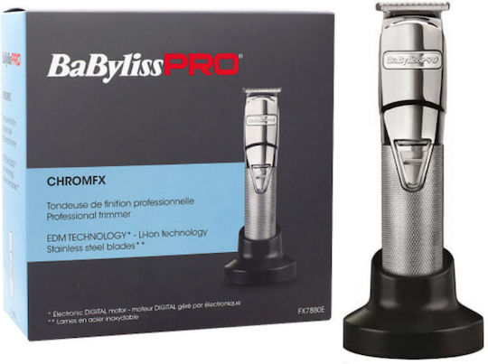 Babyliss Pro Professional Rechargeable Hair Clipper Silver FX7880E