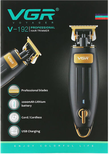 VGR Машинка за Подстригване Черна V-192