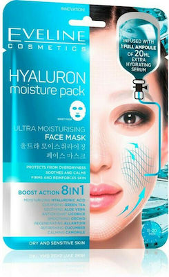 Eveline Hyaluron Ultra Moisturising Gesichtsmaske für das Gesicht für Feuchtigkeitsspendend 20ml