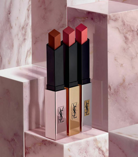 Ysl Rouge Pur Couture The Slim Glow Matte Κραγιόν Matte 213 No Taboo Chili 2.2gr