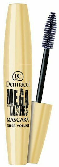 Dermacol Mega Lashes Black Mascara Μαύρο 13ml