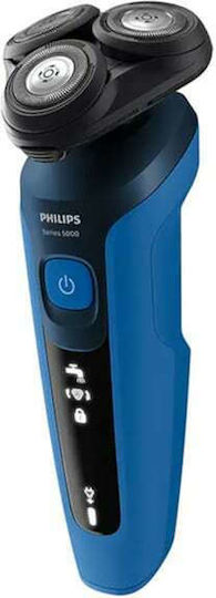 Philips Series 5000 S5466/17 Περιστρεφόμενη Ξυριστική Μηχανή Προσώπου Επαναφορτιζόμενη