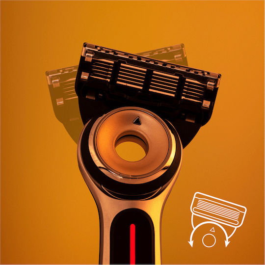 Gillette Heated Razor Beheizt Elektrorasierer Gesicht Wiederaufladbar