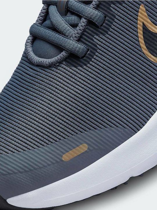 Downshifter Downshifter 12 Kids Sports Shoes Running with Laces Cool Grey / Metallic Gold / Black / White