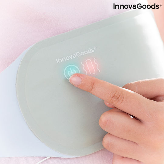 InnovaGoods Wellness Relax Rechargeable Wireless Ζώνη Μασάζ για το Σώμα με Δόνηση και Λειτουργία Θέρμανσης Μπλε