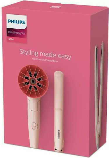 Philips Hair Styling Set Πιστολάκι Μαλλιών 1600W
