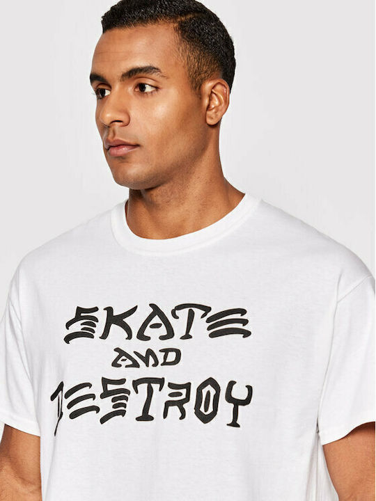 Skate Destroy T-Shirt Weiß