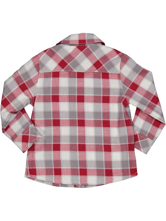 Shirt red plaid Birba Trybeyond 999 30004 00 94Z Boy