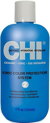 CHI Chi Ionic Color Protector System 2 Conditioner για Προστασία Χρώματος για Βαμμένα Μαλλιά 355gr355ml
