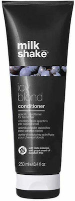 Milk Shake Icy Blond Conditioner για Προστασία Χρώματος για Βαμμένα Μαλλιά 250ml
