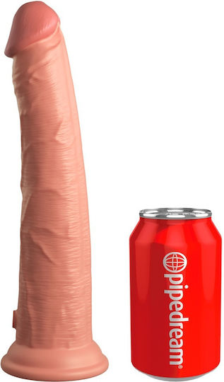 King Cock Dual Density Ρεαλιστικό Dildo με Βεντούζα Nude 23cm