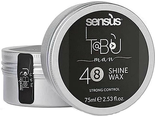 Sensus Tabu Man Κερί 40 Black Wax Strong Control για Δυνατό Κράτημα & Φυσικό Αποτέλεσμα 75ml