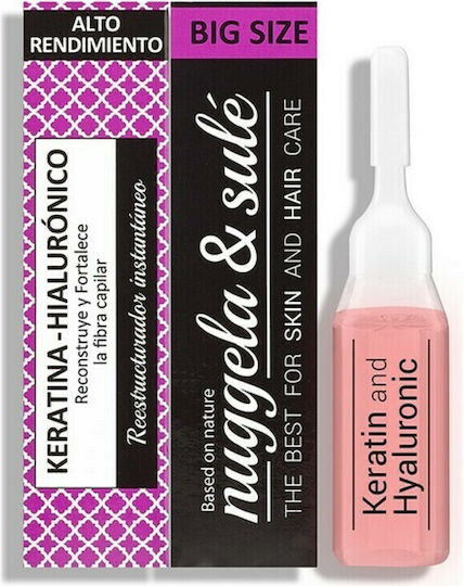 Nuggela & Sule Keratin & Hyaluronic Loțiune de Păr pentru Nutriție 10ml