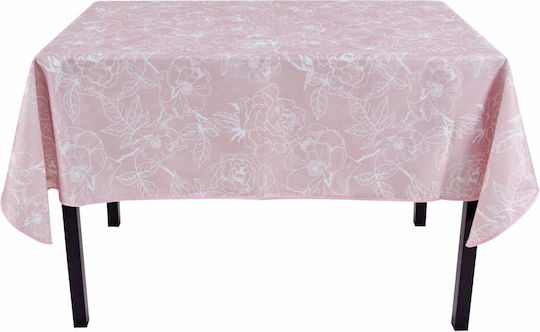 Ankor Stain Resistant Pink Tablecloth 140x180cm Ankor Stain Resistant Pink Tablecloth 140x180cm