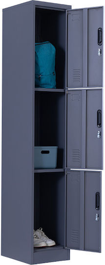 Dulap Metalic 38x45x180cm Antracit Checkmate Dulap Metalic 38x45x180cm Antracit Checkmate