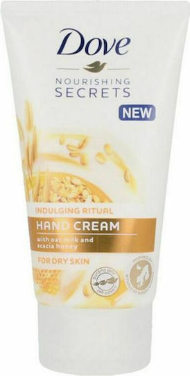 Dove Nourishing Secrets Feuchtigkeitsspendende Handcreme Hafermilch & Akazienhonig Das Verwöhnungsritual 75ml