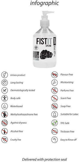 Shots Fist It Sperm Lube Gel lubrifiant 500ml