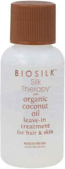 Biosilk Hair Νourishing Silk with Coconut Oil Leave In Treatment 15ml