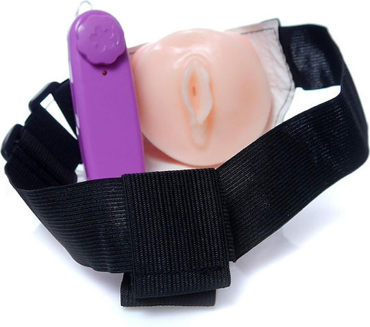Boss Of Toys Adrian Harnașament cu Dildo și Vibrație în Culoare Flesh