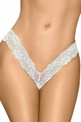 Penthouse Dangerous Darling Thong White