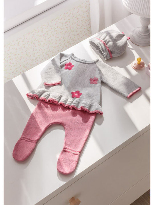 Mayoral Kids Set with Pants Winter 2pcs Gray