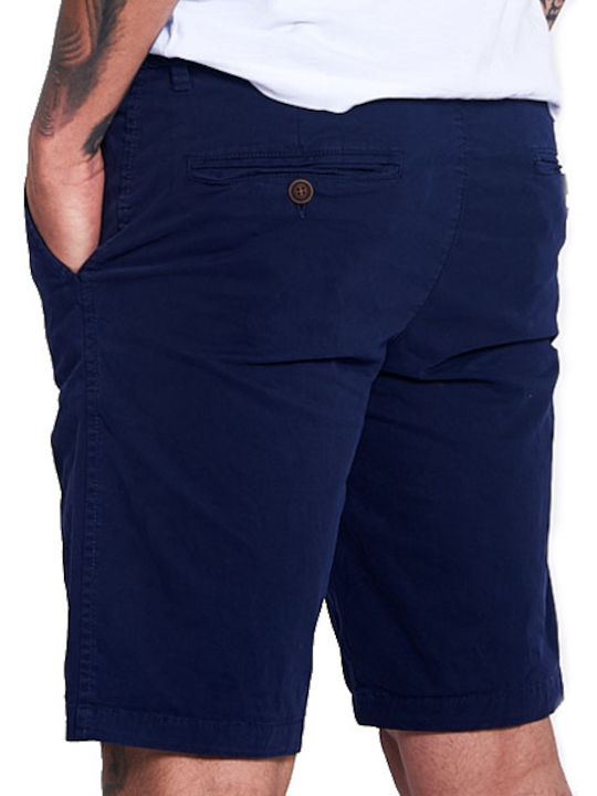 Victory Cardiff Men's Shorts Chino Navy Blue