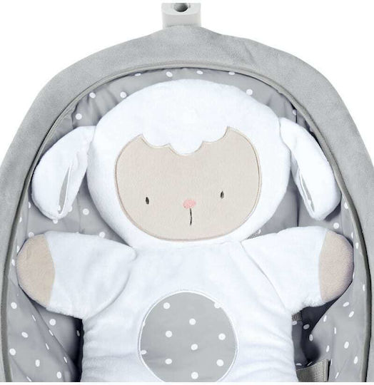 Ingenuity Ηλεκτρικό Relax Μωρού Cuddle Lamb με Μουσική και Δόνηση Γκρι για Παιδί έως 18kg