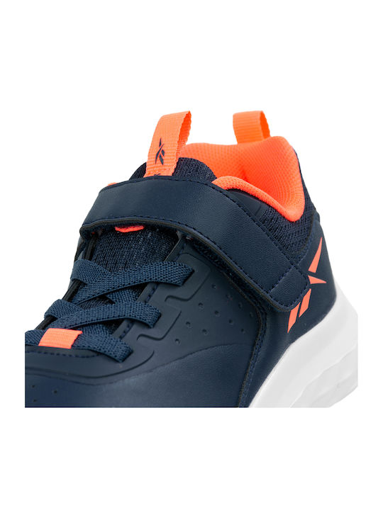 Rush Runner Rush Runner 4.0 Waterproof Kids Sports Shoes Running with Hoop & Loop Closure Orange Flare / Cloud White / Vector Navy