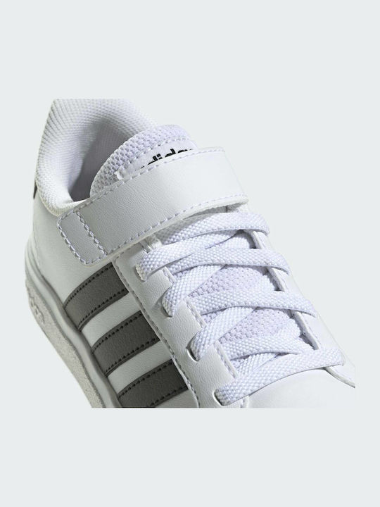 Grand Court GRAND COURT 2.0 Kids Sneakers with Scratch Cloud White / Core Black