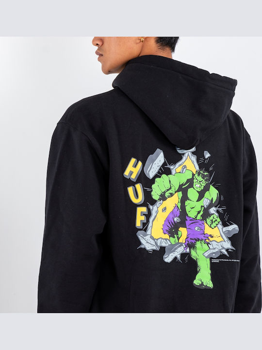 X Marvel Hulk Sweatshirt mit Kapuze Schwarz