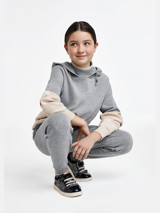 Mayoral Kids Sweatpants Set Gray 2pcs