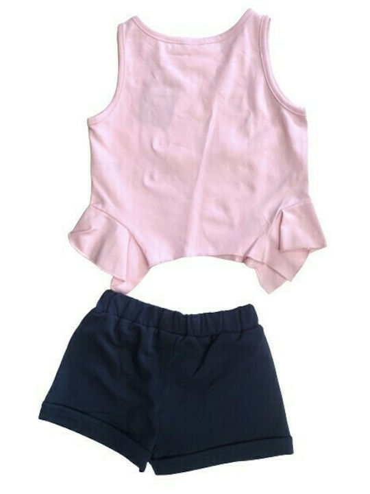 Joyce Kids Set with Shorts Summer 2pcs Pink