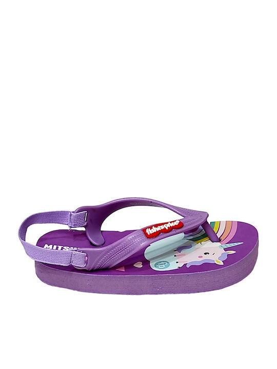 Șlapi pentru copii Flip Flops Violet