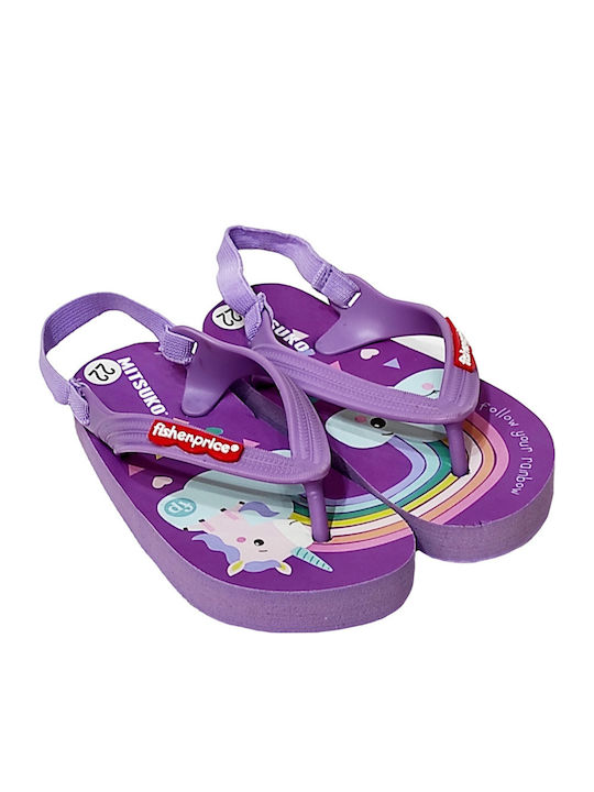 Șlapi pentru copii Flip Flops Violet