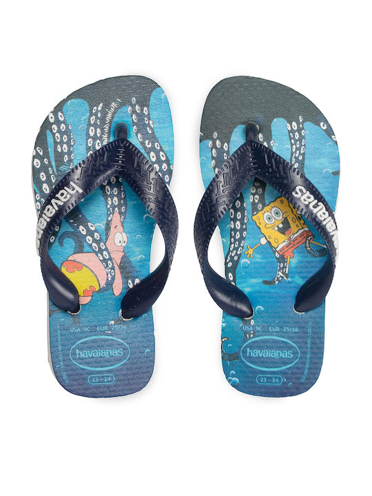 Παιδικές Σαγιονάρες Flip Flops Μπλε Bob Sponge