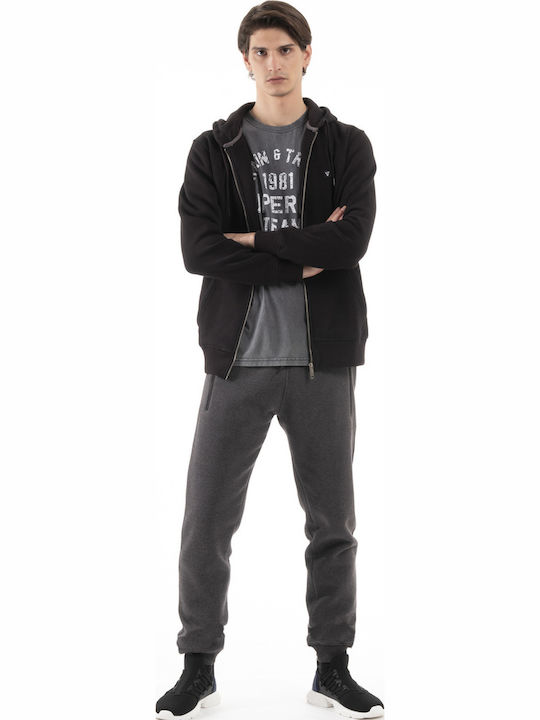 Men's Sweatshirt with Black Hood