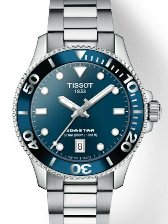 Tissot Seastar Часовник с Механизъм с Батерия