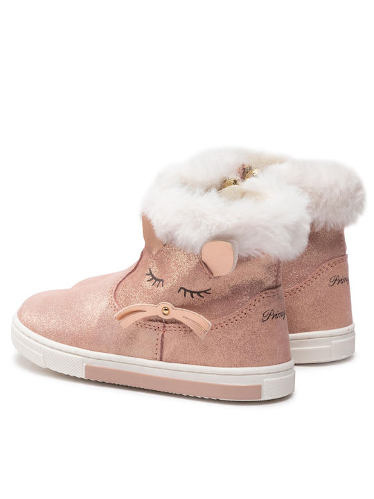 Primigi Carne Kids Boots with Zipper Pink