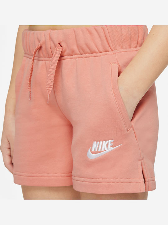 Αθλητικό Παιδικό Σορτς/Βερμούδα Sportswear Club Ροζ