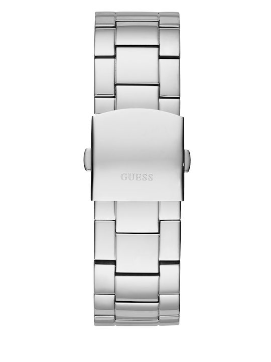 Guess Men's Watch 44mm Battery with Silver Metal Bracelet