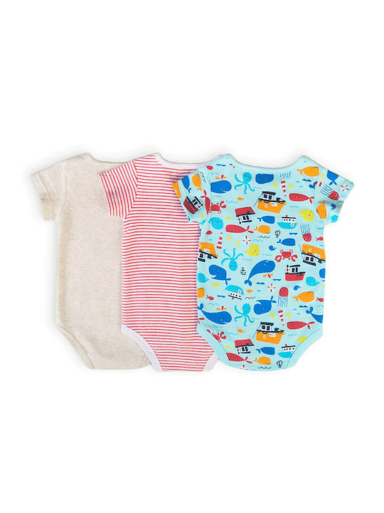 Minoti Baby Bodysuit Set Short-Sleeved Multicolour