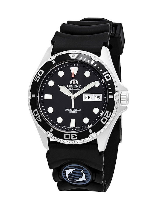 Orient Men's Watch 42mm Automatic with Black Rubber Strap