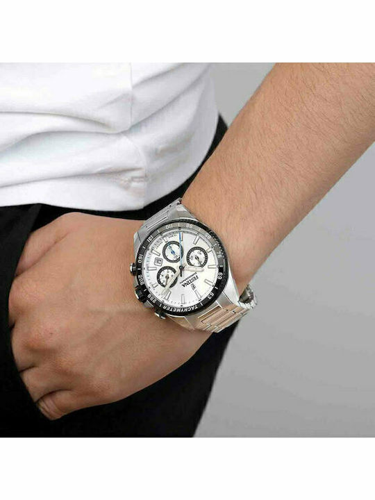 Festina Ρολόι Μπαταρίας με Μεταλλικό Μπρασελέ